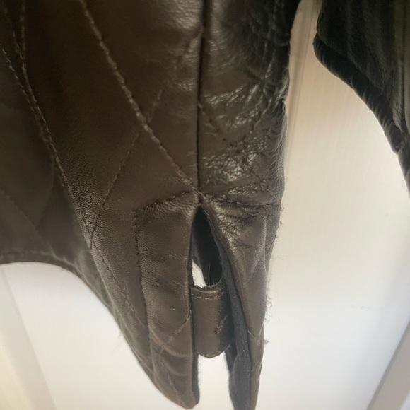 Paul Stuart XL luxury butter leather quilted coat - Picture 4 of 7